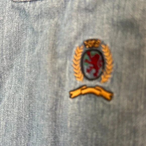 Tommy Hilfiger XL Denim Crest Shirt Vintage Y2K Style Bundle to save 20% - Picture 4 of 7